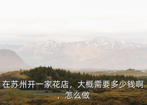 蘇州花藝鮮花多少錢,在蘇州開一家花店