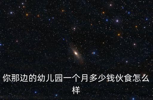 你那邊的幼兒園一個月多少錢伙食怎么樣