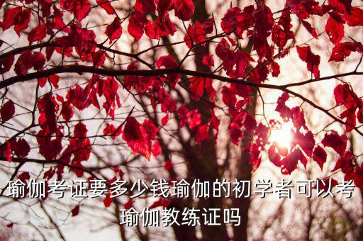 瑜伽考證要多少錢瑜伽的初學者可以考瑜伽教練證嗎