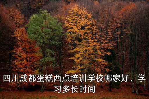 四川成都蛋糕西點培訓學校哪家好，學習多長時間