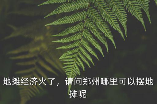 鄭州后備箱擺地攤在哪里,想在鄭州擺地攤
