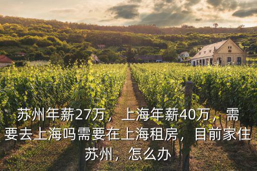 蘇州園區年薪40萬到手多少,蘇州年薪27萬