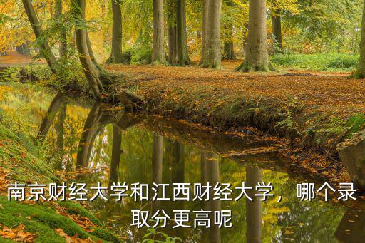 南京財經(jīng)大學(xué)要多少分能上,南京財經(jīng)大學(xué)和江西財經(jīng)大學(xué)