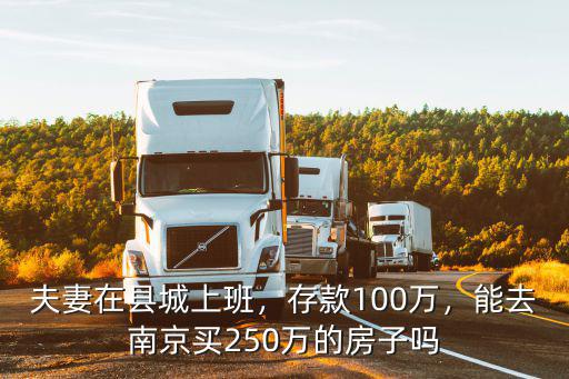 南京250萬房?jī)r(jià)首付多少,存款100萬