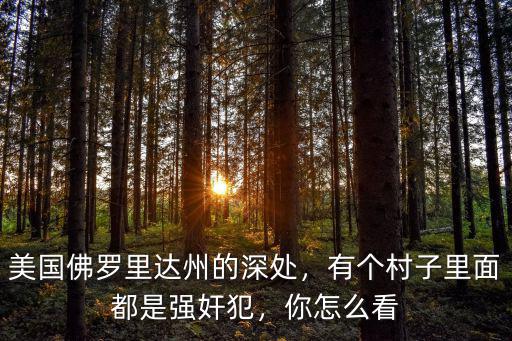 佛羅里達(dá)州是美國哪里,美國佛羅里達(dá)州的深處