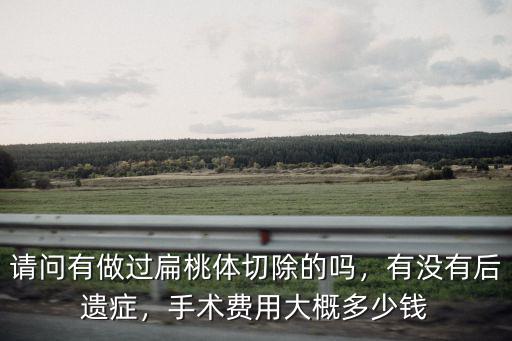 請(qǐng)問有做過扁桃體切除的嗎，有沒有后遺癥，手術(shù)費(fèi)用大概多少錢