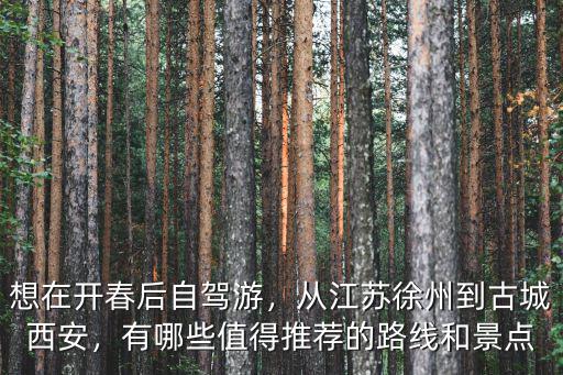 想在開春后自駕游，從江蘇徐州到古城西安，有哪些值得推薦的路線和景點