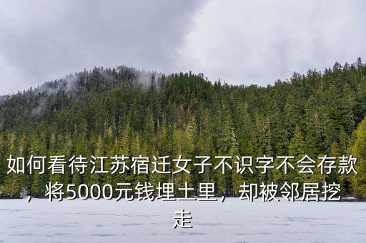 宿遷有多少存款,請問手里有十幾萬存款