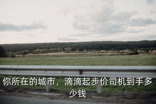 你所在的城市，滴滴起步價司機到手多少錢