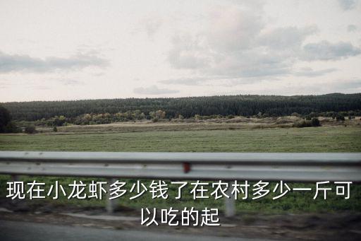 現在小龍蝦多少錢了在農村多少一斤可以吃的起