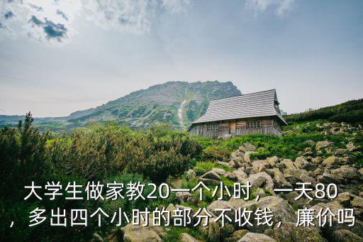 常州家教多少錢一個小時,大學(xué)生做家教20一個小時