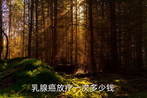 無錫乳腺癌放療一次自費多少錢,乳腺癌放療一次多少錢