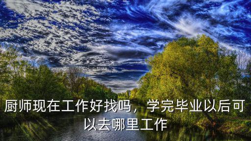 眉山廚師找工作在哪里,廚師現在工作好找嗎