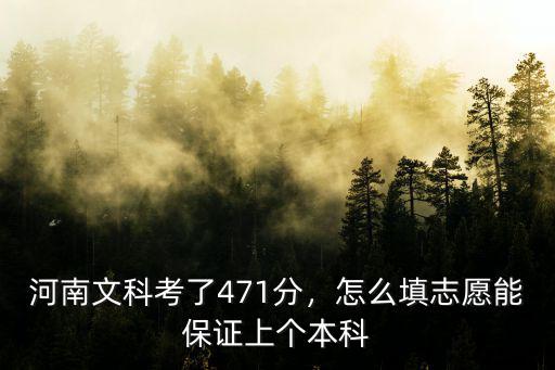 河南考生報大學志愿怎么填,怎么填志愿能保證上個本科