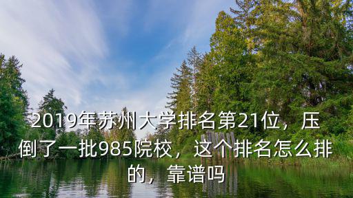蘇州大學捐贈了多少,蘇州大學怎么樣