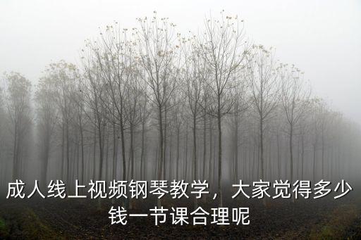鎮江教鋼琴一節課多少錢,大家覺得多少錢一節課合理呢