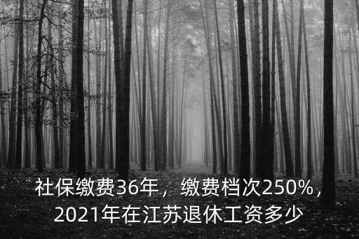 2020江蘇社保個人繳費是多少,繳費檔次250%