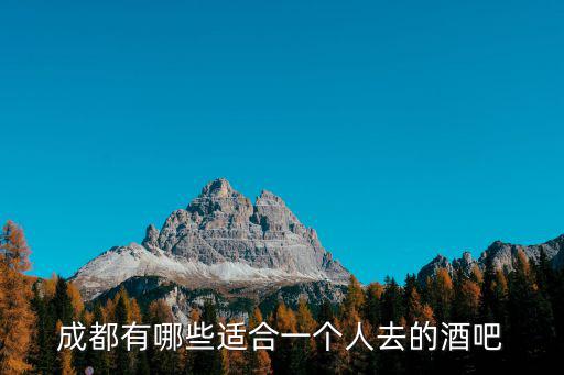 成都有哪些適合一個(gè)人去的酒吧