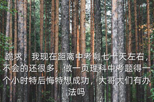 河南距離中考還剩多少天,我現在距離中考剩七十天左右