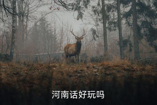 河南話好玩嗎