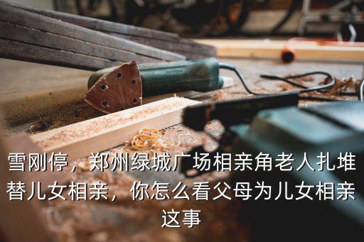 鄭州相親角怎么找,你怎么看父母為兒女相親這事
