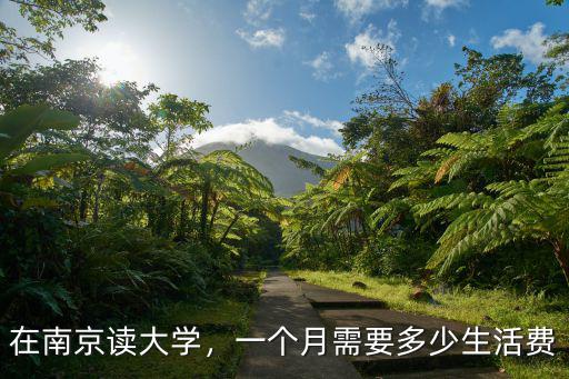 在南京讀大學，一個月需要多少生活費