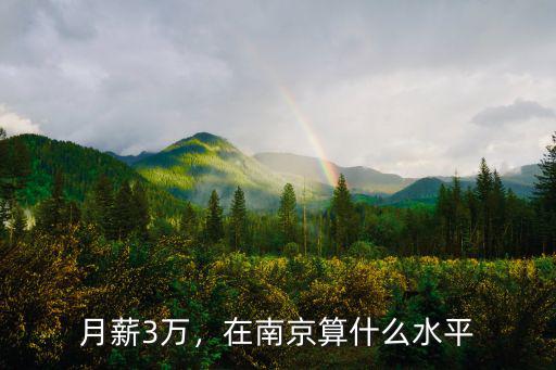 你在南京的工資多少錢,在南京工資1W 算多嗎