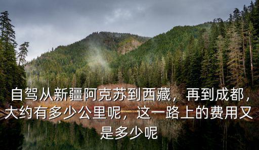 江蘇開車到阿克蘇費(fèi)用大概多少,大約需要多少費(fèi)用