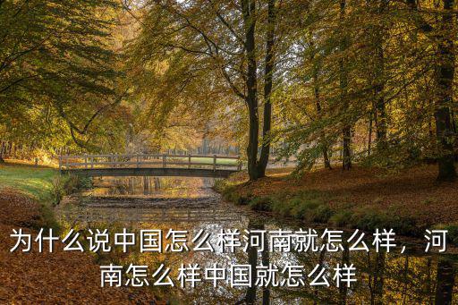 河南怎么樣中國怎么樣完整版,河南怎么樣中國就怎么樣