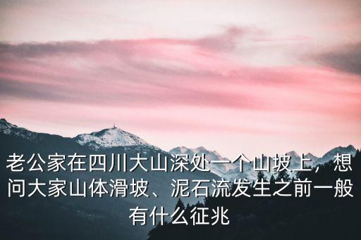 2017年四川山體滑坡在哪里,四川剛剛哪里山體滑坡了