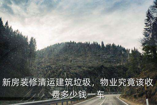 無錫建筑垃圾清運一車多少錢,新房裝修清運建筑垃圾