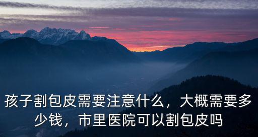 無錫市割包皮多少錢,大概需要多少錢