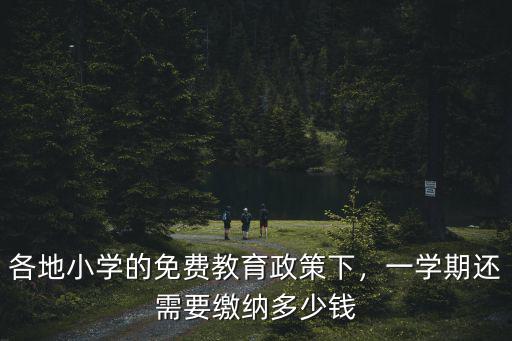 各地小學的免費教育政策下，一學期還需要繳納多少錢