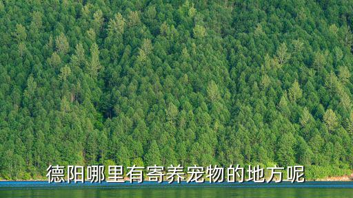 德陽哪里有寄養(yǎng)寵物的地方呢