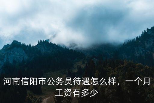 信陽市工廠工資一個月多少,一個月工資有多少
