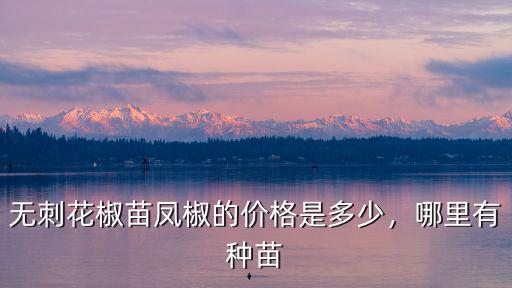 綿陽哪里有無刺花椒苗賣,哪里可以買到無刺花椒苗