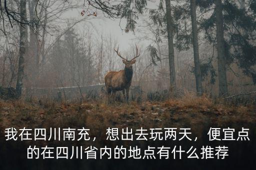 我在四川南充，想出去玩兩天，便宜點的在四川省內的地點有什么推薦