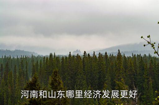 河南的經濟強在哪里,河南和山東哪里經濟發展更好