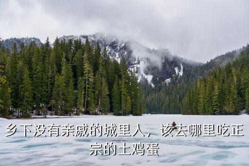 鄉(xiāng)下沒有親戚的城里人，該去哪里吃正宗的土雞蛋