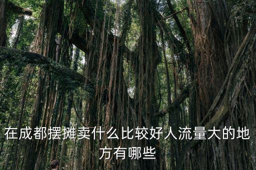 成都哪里耳飾擺攤好,在成都擺攤賣什么比較好