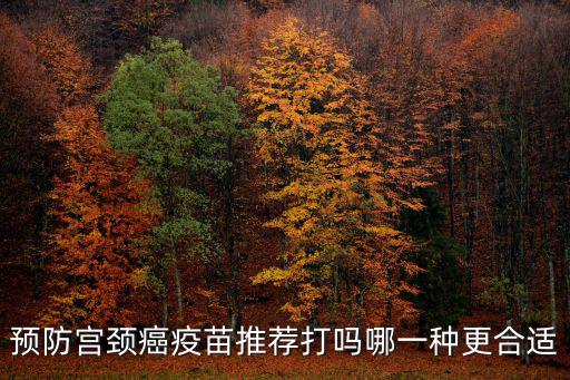 預防宮頸癌疫苗推薦打嗎哪一種更合適