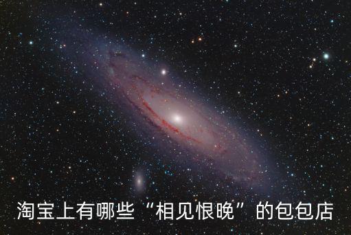 淘寶上有哪些“相見恨晚”的包包店
