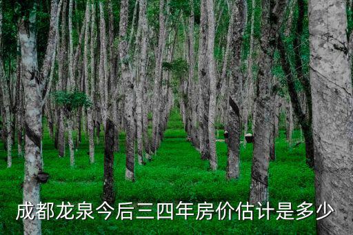 成都龍泉今后三四年房價估計是多少