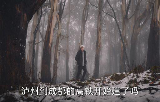 瀘州到成都的高鐵開始建了嗎