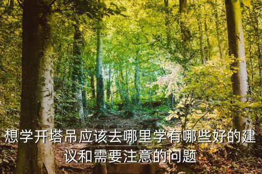 成都哪里有學(xué)塔吊,哪里有學(xué)開塔吊的