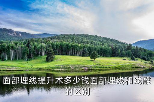 洛陽面部提升手術多少錢,面部埋線提升術多少錢