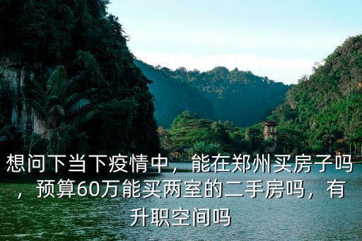 想問下當下疫情中，能在鄭州買房子嗎，預算60萬能買兩室的二手房嗎，有升職空間嗎