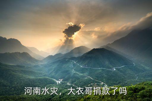 明星捐給河南的錢都去了哪里,愛心募捐的錢都去哪了