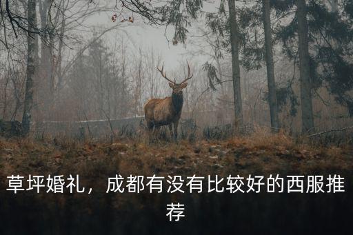 草坪婚禮，成都有沒有比較好的西服推薦