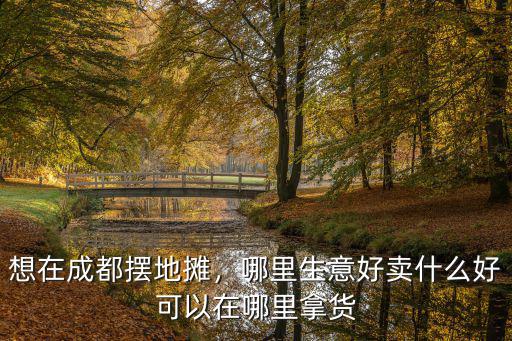 想在成都擺地攤，哪里生意好賣什么好可以在哪里拿貨